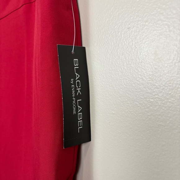 Black Label Evan Picone Pants Womens 8 Red Straight Leg Trousers Office Career - Picture 4 of 9